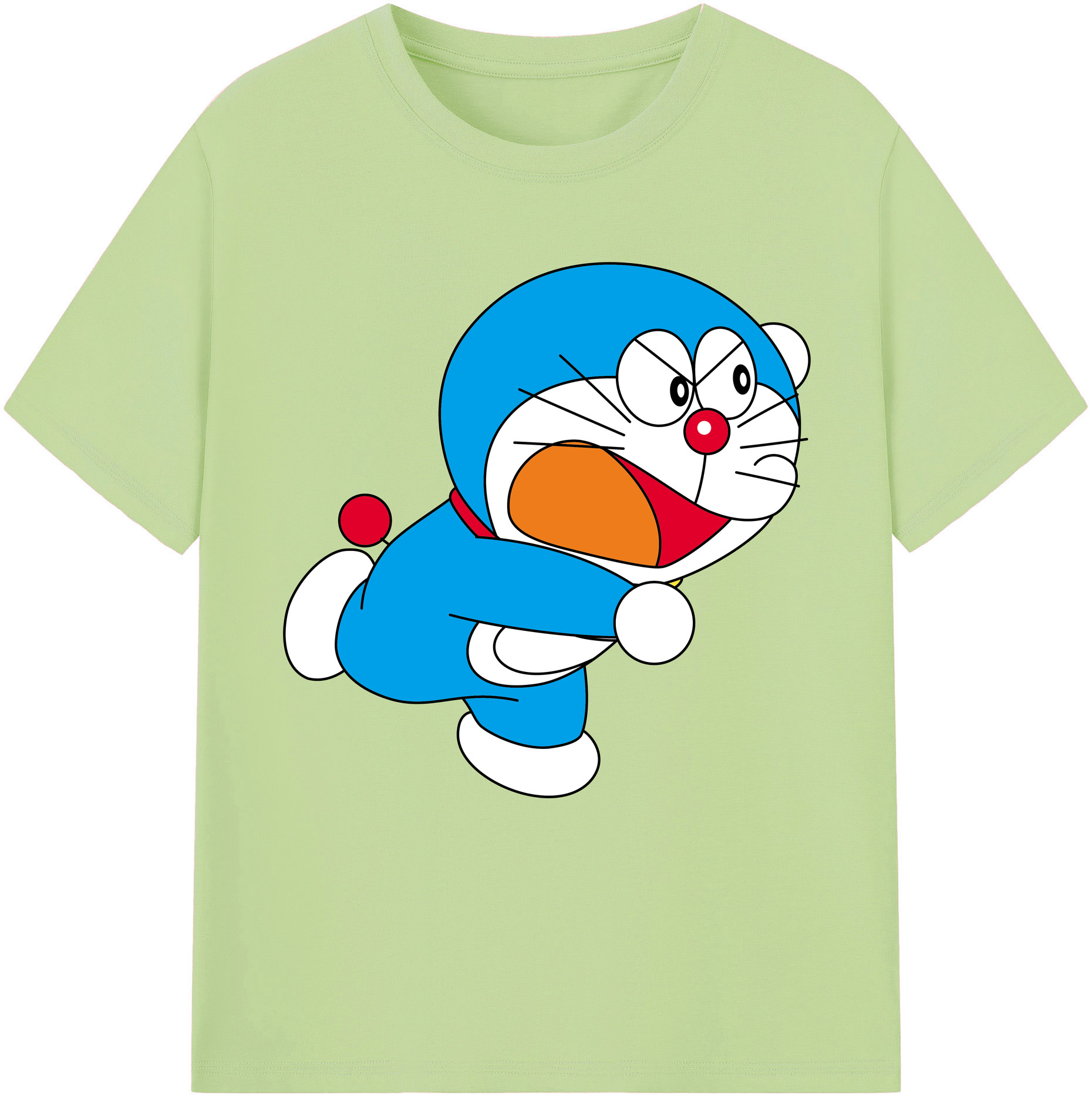 （画像用） ドラえもん Doraemon 綿100％半袖Tシャツ（フロントプリント）